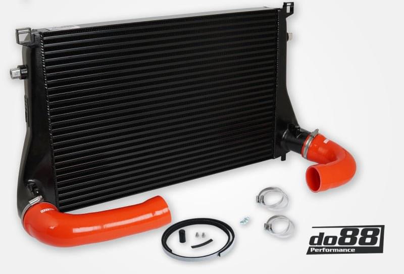 do88 Audi/Seat/Skoda/Volkswagen 1.8T/2.0T (MQB) Intercooler w/Red Hoses.