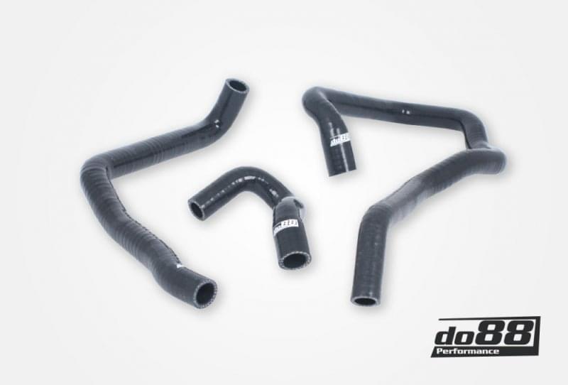 do88 Audi/Seat/Volkswagen 2.0T (MQB) Remote Radiator Coolant Hoses (Right) - Black.