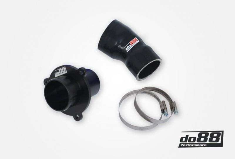 do88 VAG 1.8/2.0 TSI (MQB) Turbo Muffler Delete OEM Pressure Pipes Black Hose.