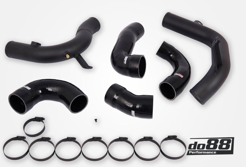 do88 VAG 2.0 TSI EA888 Gen4 (245hp) do88 Intercooler Pressure Pipes Black Hoses - COLORADO N5X