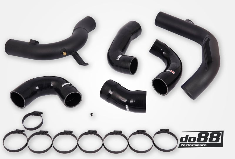 do88 VAG 2.0 TSI EA888 Gen4 (245hp) OEM Intercooler Pressure Pipes Black Hoses - COLORADO N5X