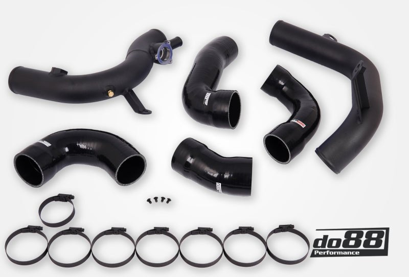 do88 VAG 2.0 TSI EA888 Gen4 (300hp+) do88 Intercooler Pressure Pipes Black Hoses - COLORADO N5X