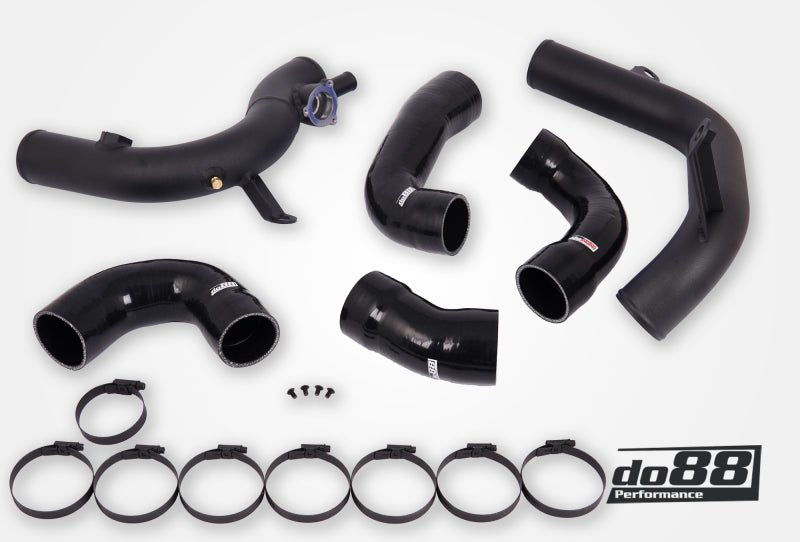 do88 VAG 2.0 TSI EA888 Gen4 (300hp+) OEM Intercooler Pressure Pipes Black Hoses - COLORADO N5X