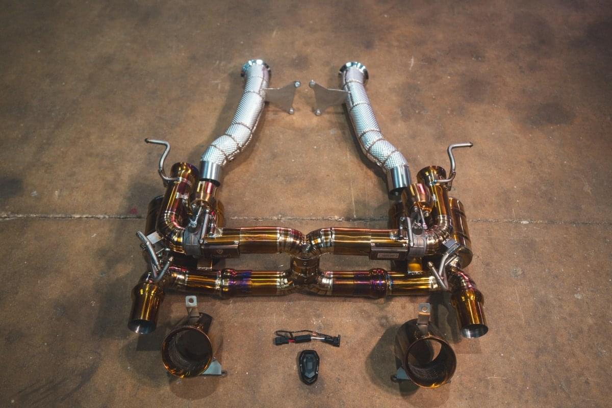 Ferrari 458 Speciale Valved Sport Exhaust System.