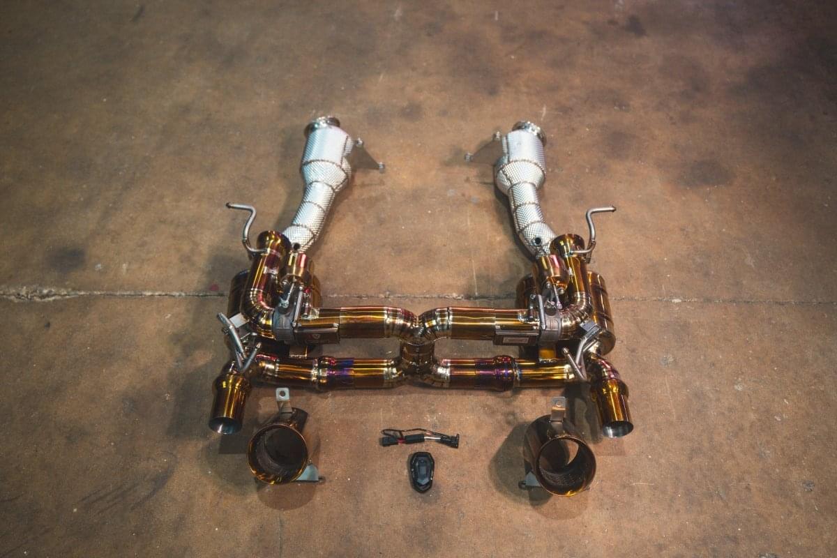 Ferrari 458 Speciale Valved Sport Exhaust System.