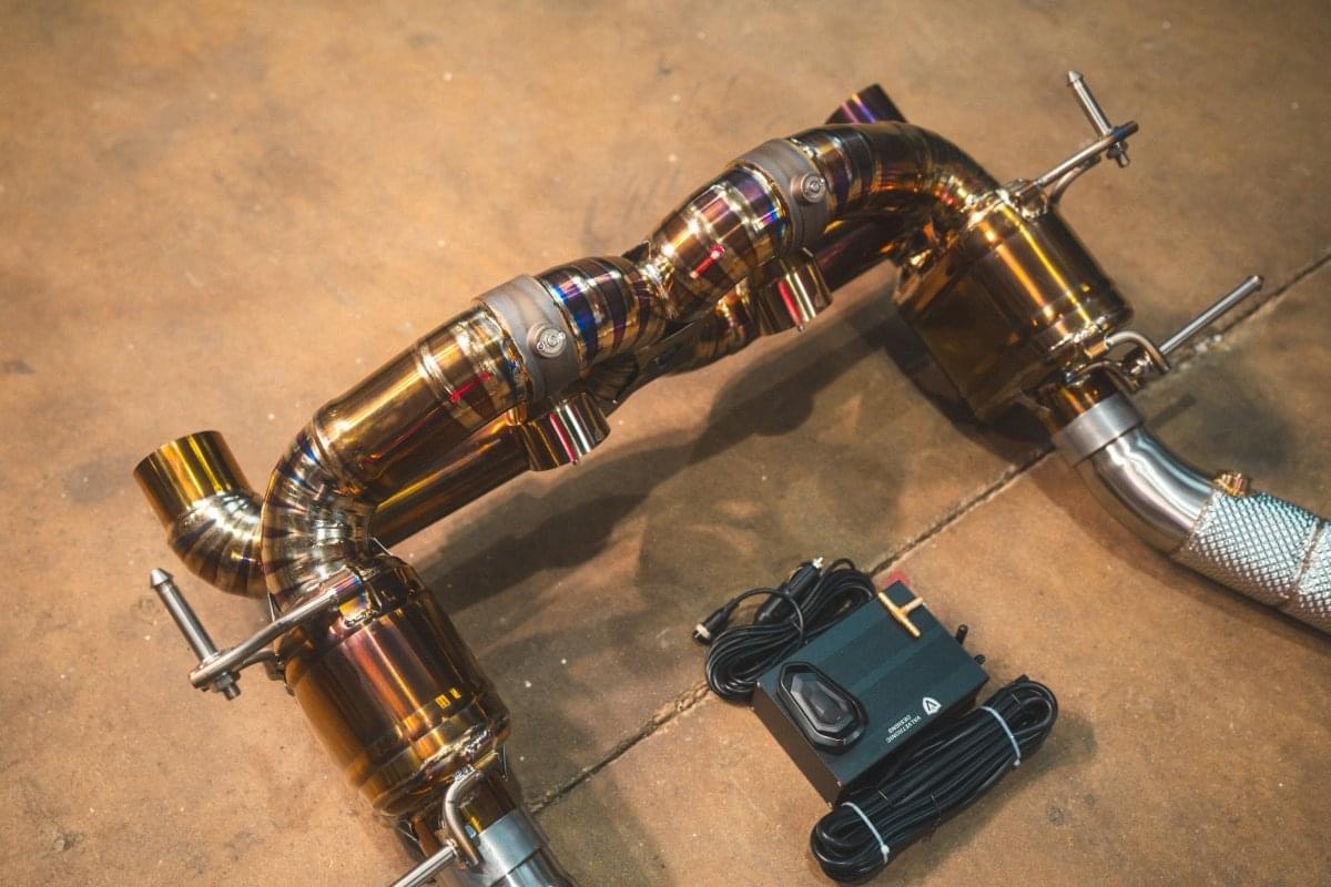Ferrari 488 GTB Valved Sport Exhaust System.