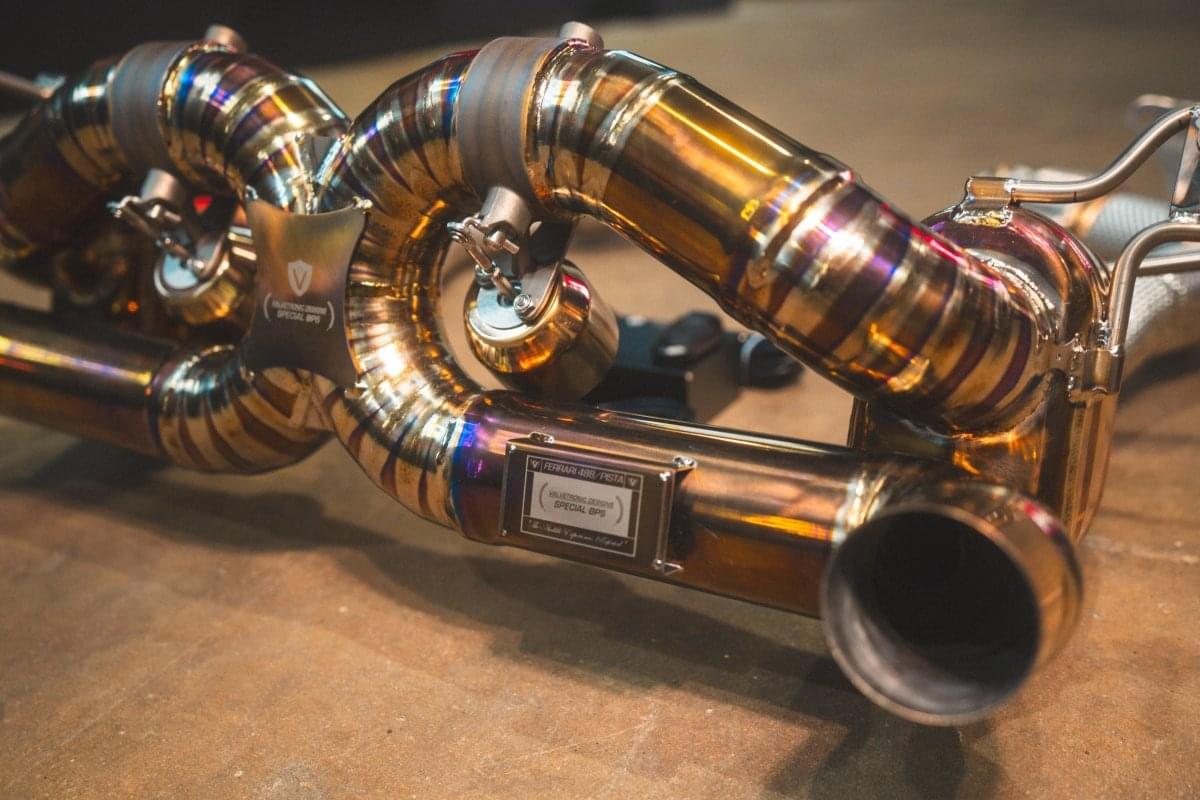 Ferrari 488 GTB Valved Sport Exhaust System.