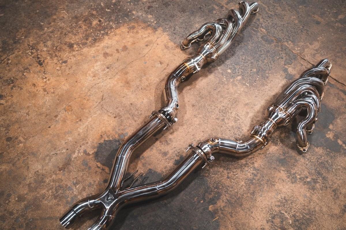 Ferrari 599 RACE F1 Valved Exhaust system.
