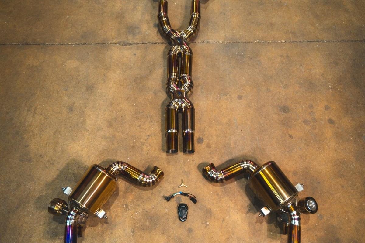Ferrari California 4.3 V8 Valved Sport Exhaust System.