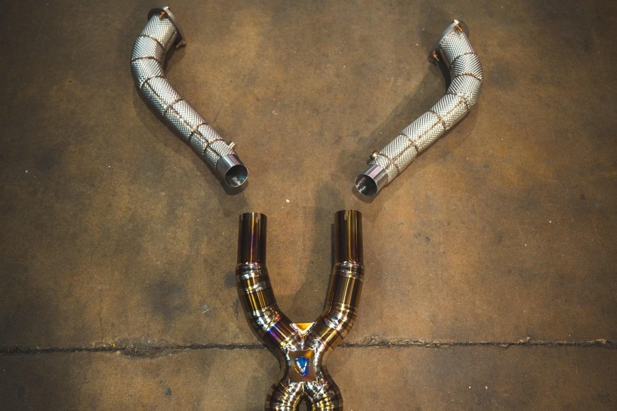 Ferrari California 4.3 V8 Valved Sport Exhaust System.
