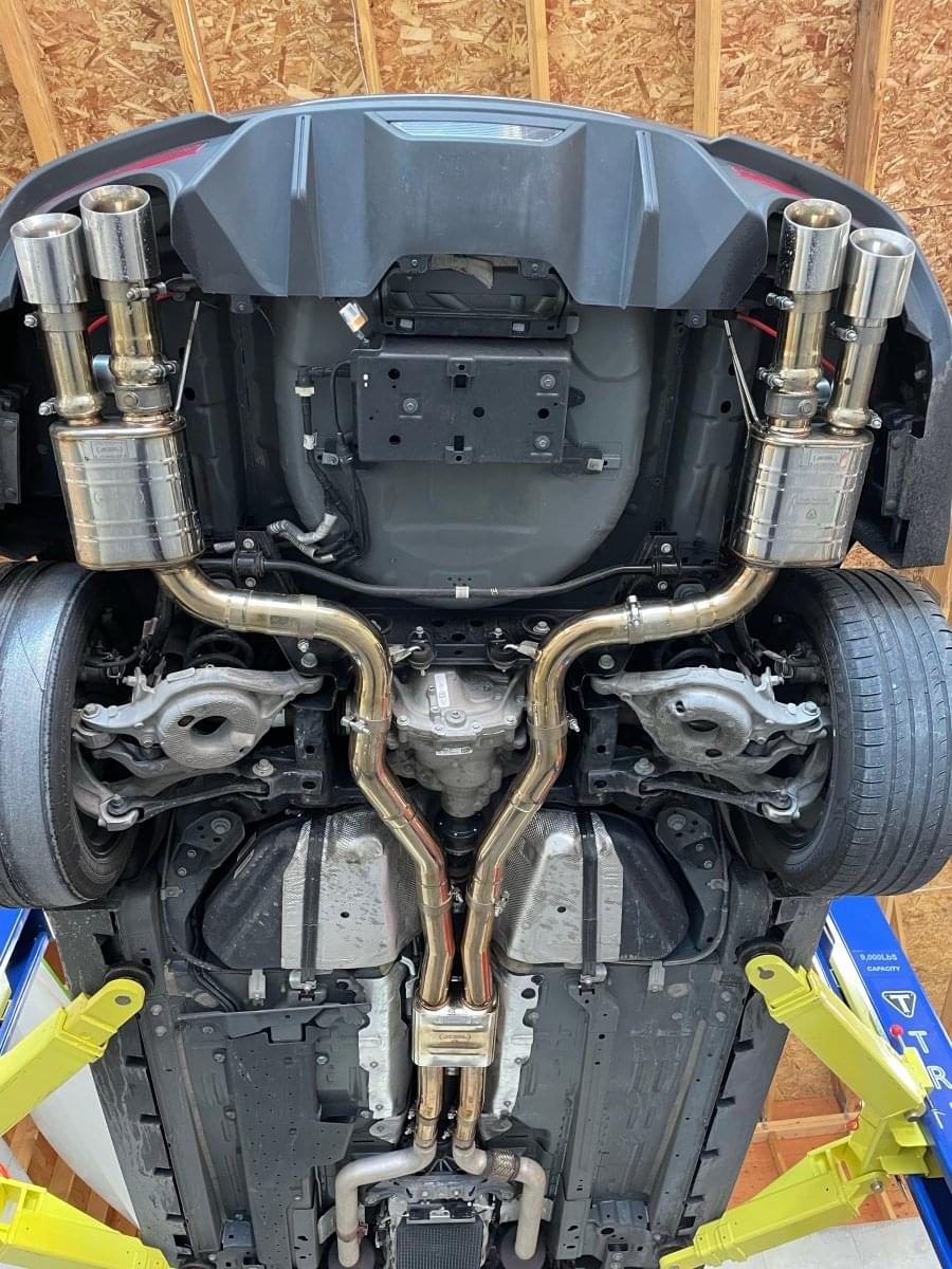 Ford Mustang GT S550 Valved Sport Exhaust System.