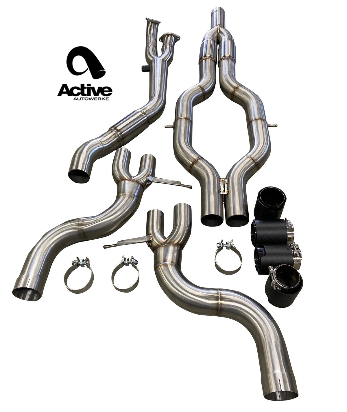 Active Autowerke G80/G82 M3/M4 Signature RACE ONLY Exhaust System - GOLIATH.