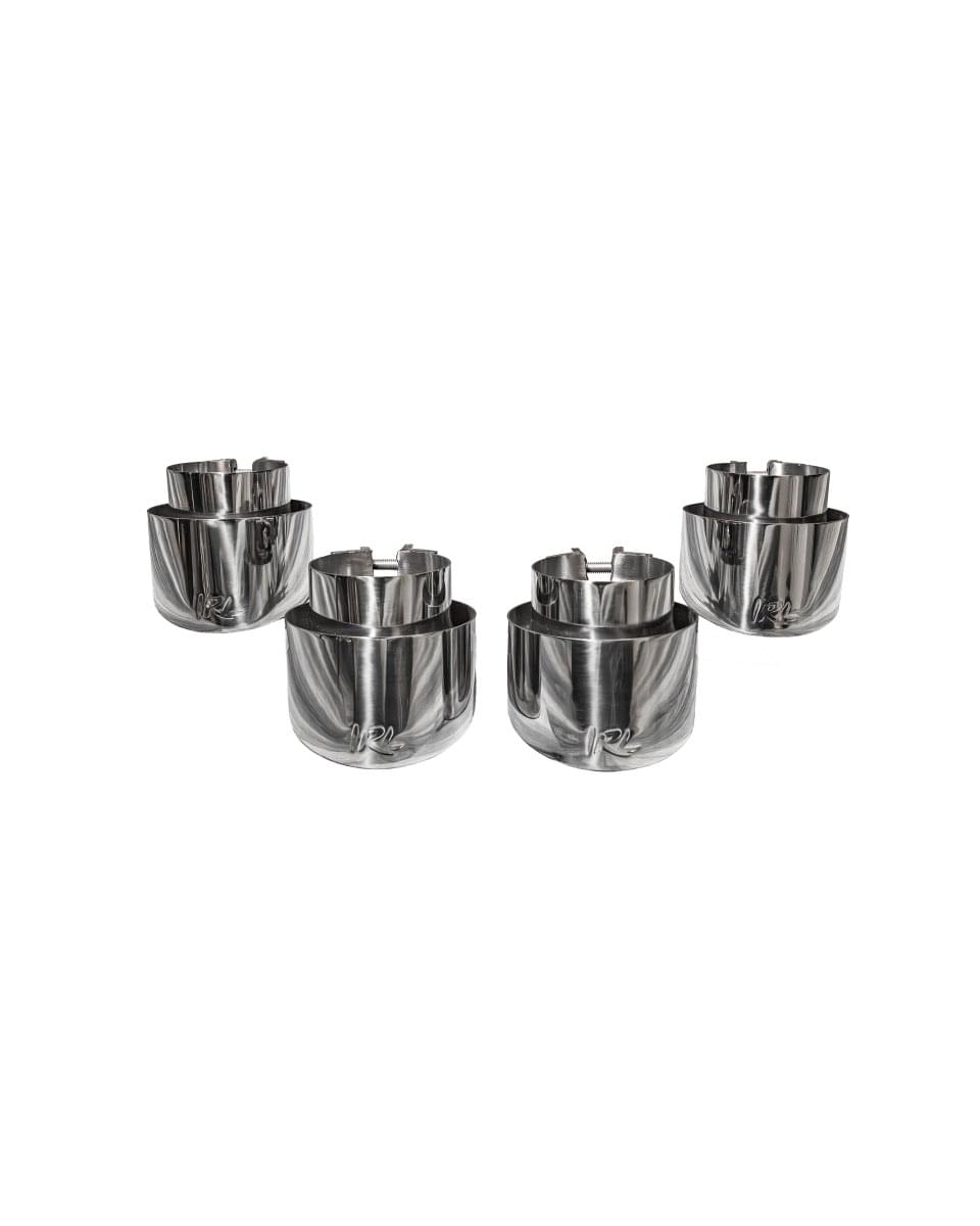 IRL G8X 4.5” M2 M3 M4 OEM Replacement Tips Slant Cut.