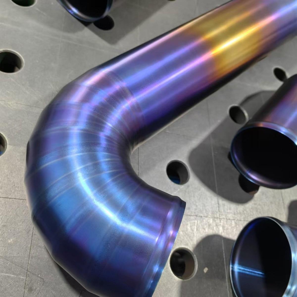 IRL G8x Titanium Front Mount Intakes.