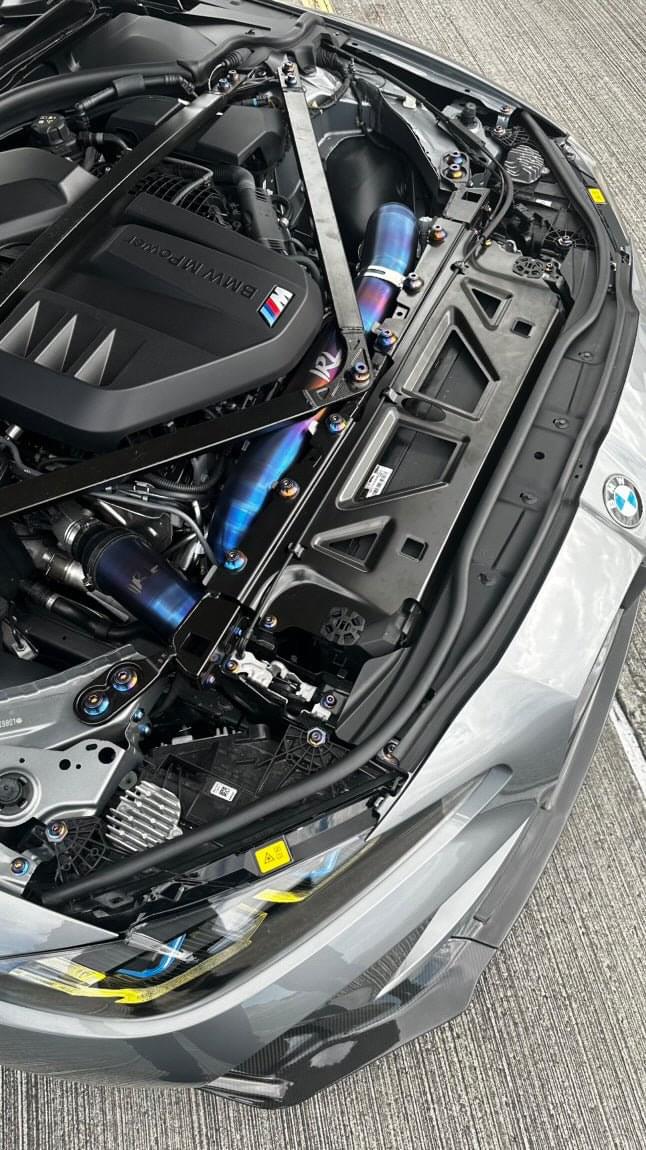 IRL G8x Titanium Front Mount Intakes.