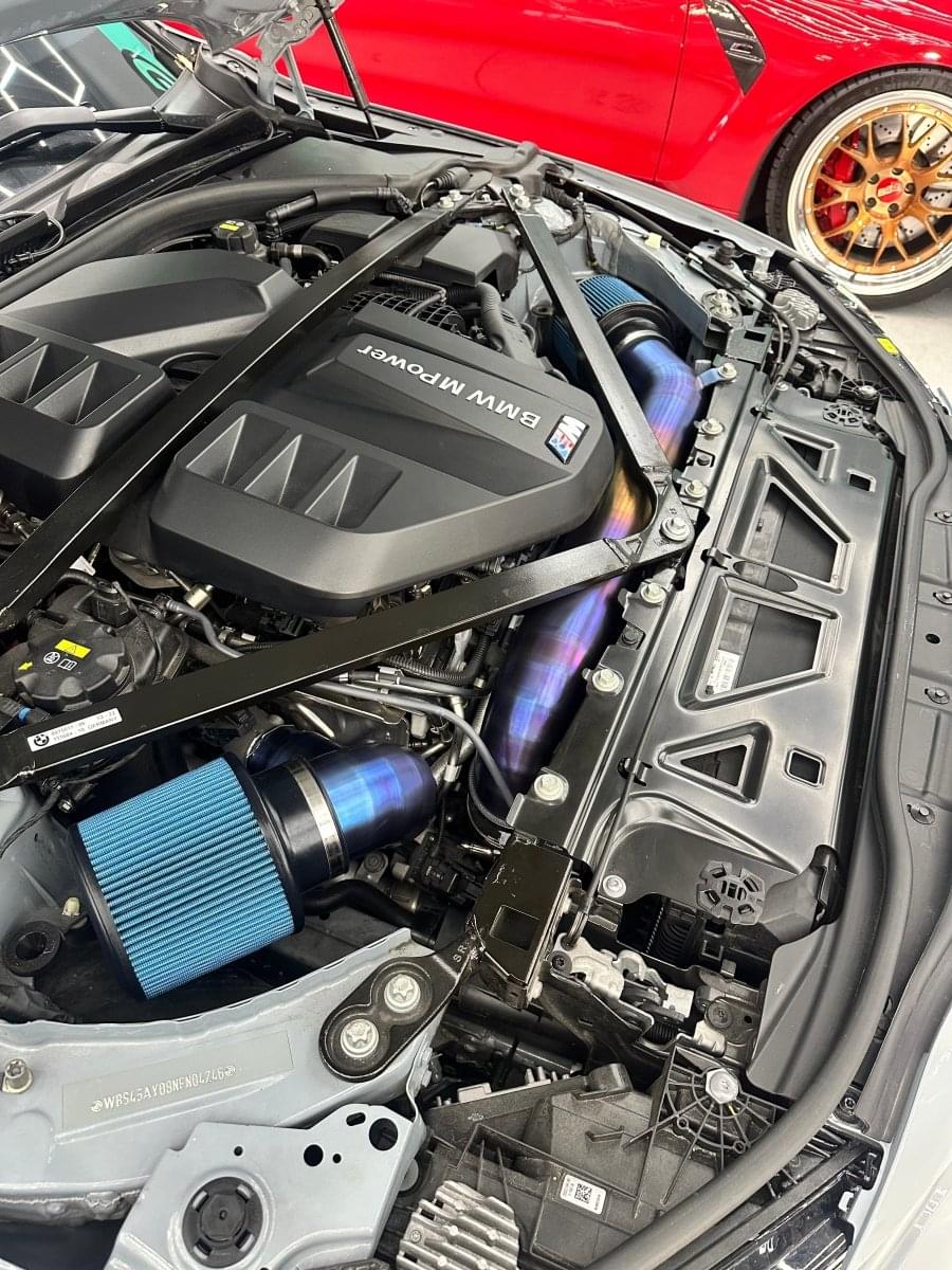 IRL G8x Top Mount Titanium Intake.