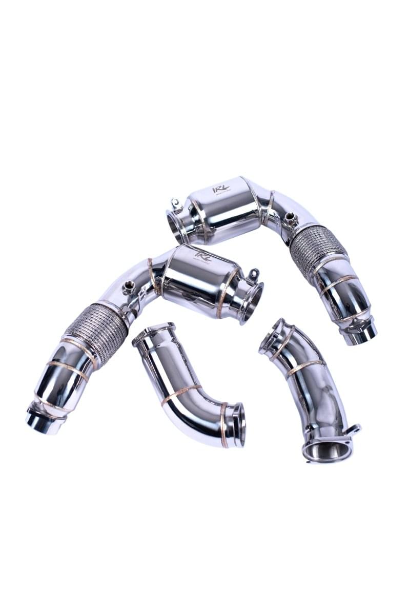 IRL G90 G99 M5 400 CEL Downpipes.