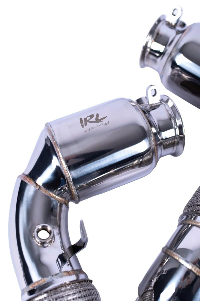 IRL G90 G99 M5 400 CEL Downpipes.