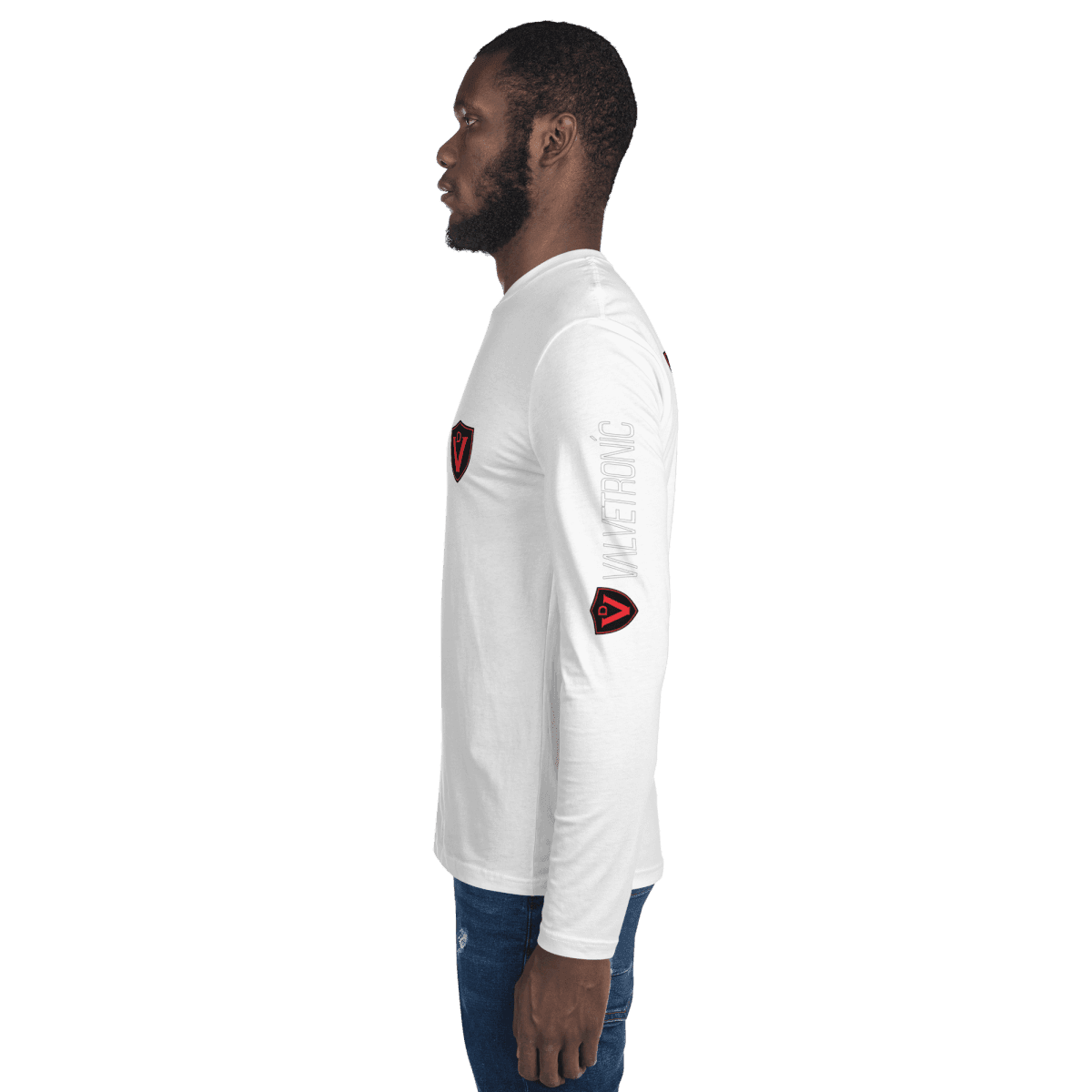 Long Sleeve Fitted Crew.