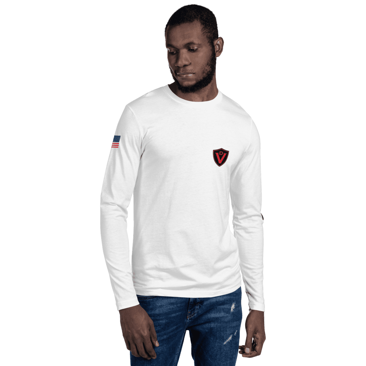 Long Sleeve Fitted Crew.