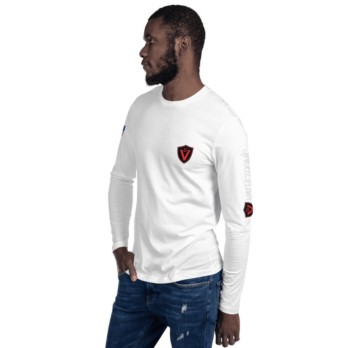 Long Sleeve Fitted Crew.