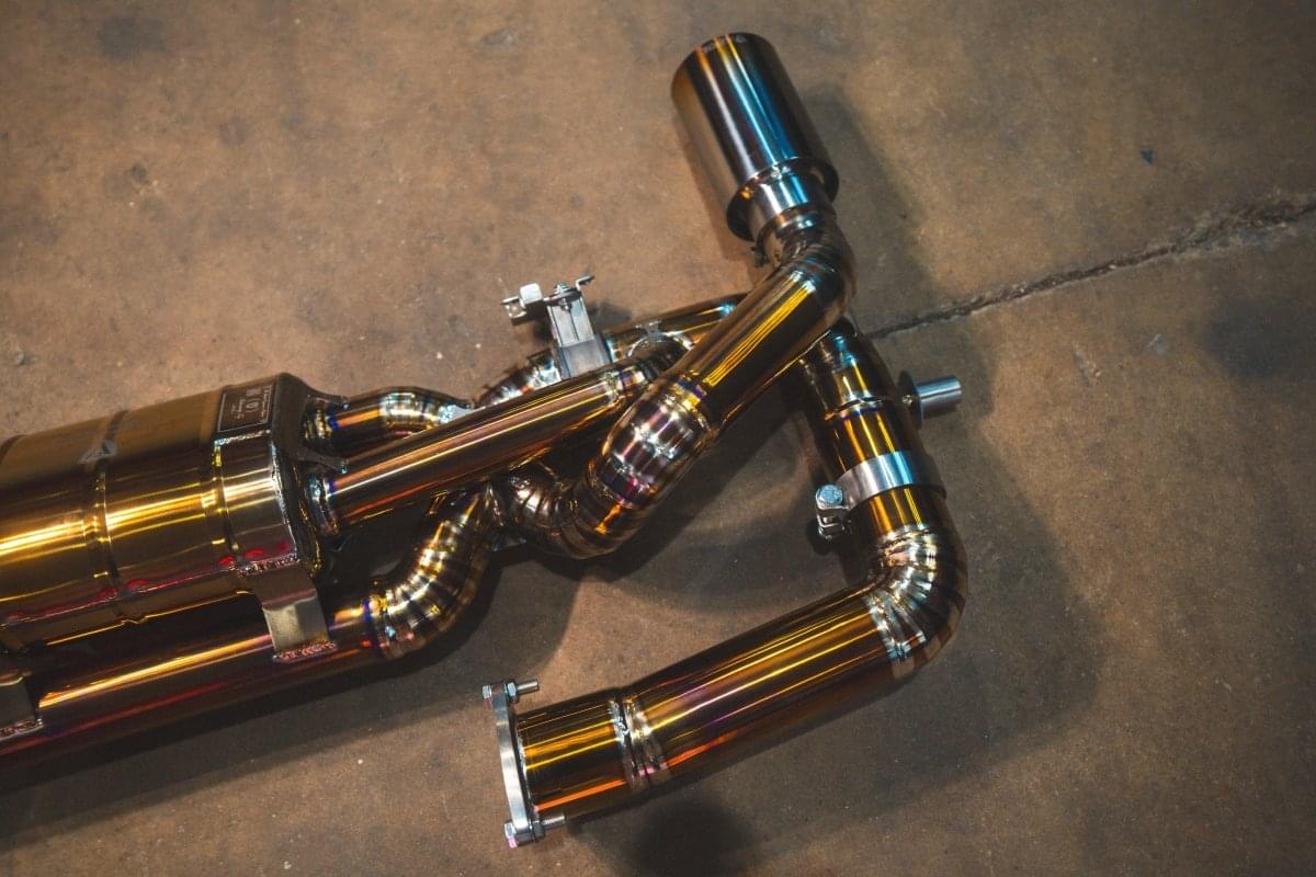 Lotus Emira Valved Sport Exhaust System.