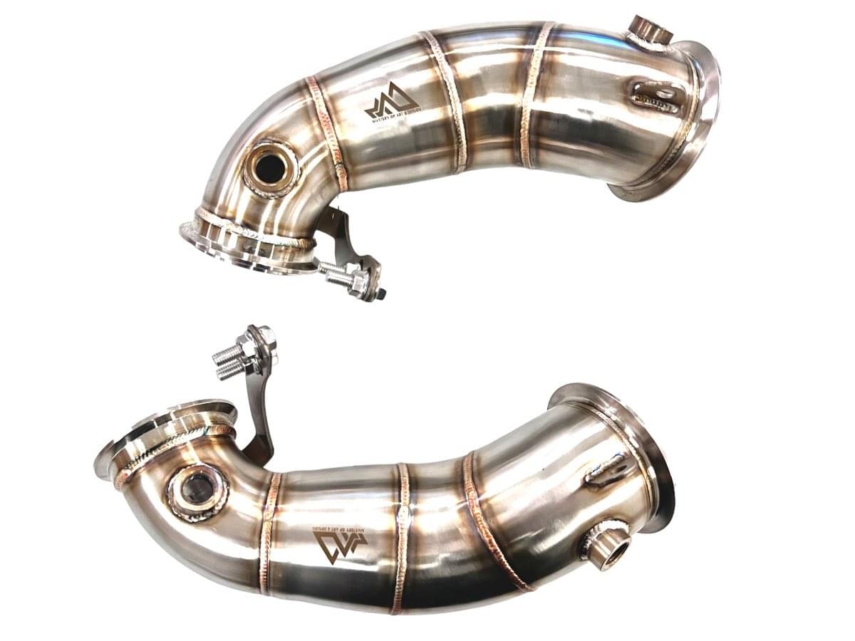 MAD BMW F90 M5 F92 M8 FATBOY Primary Downpipes S63R.