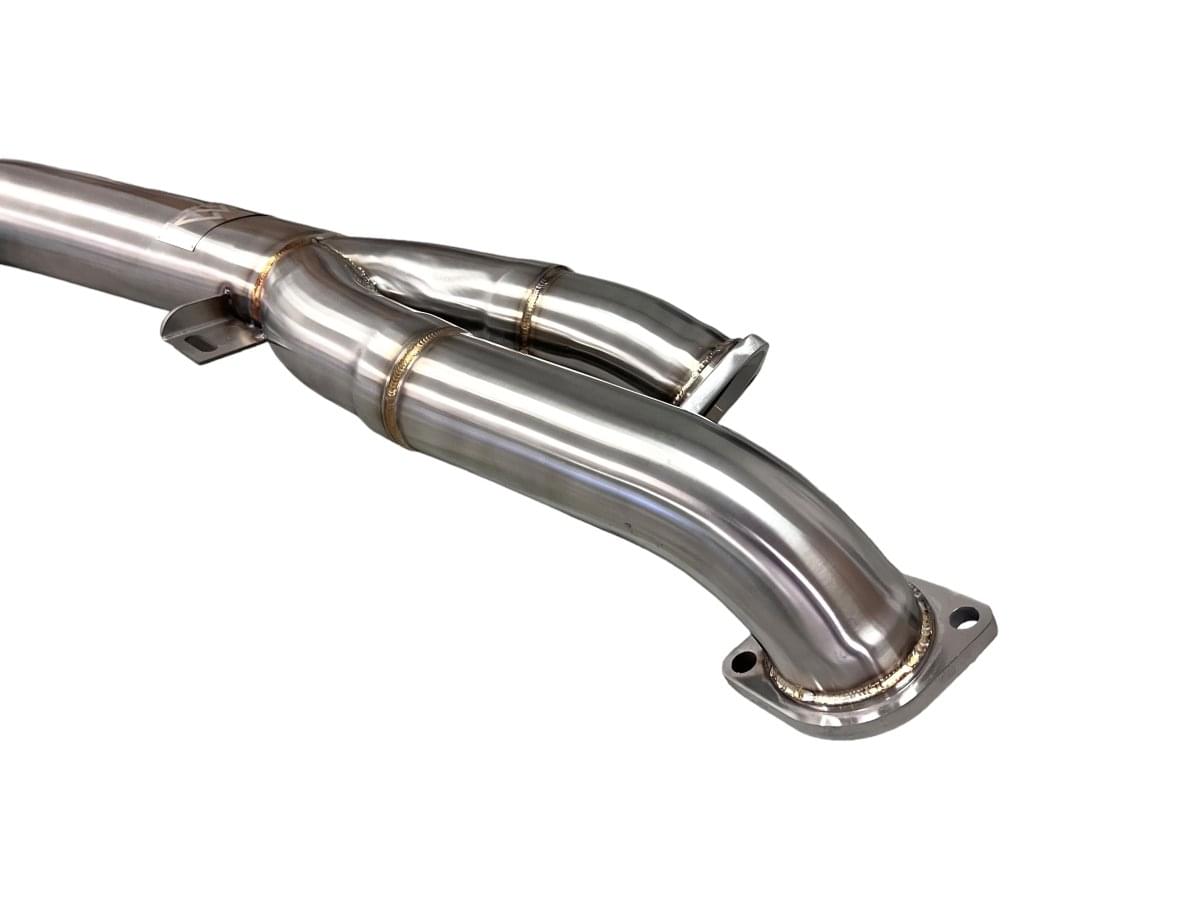 MAD BMW G87 M2 S58 Non-Resonated Single Midpipe (Brace Included).