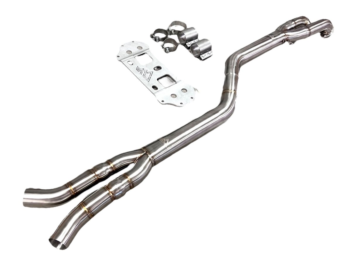 MAD BMW G87 M2 S58 Non-Resonated Single Midpipe (Brace Included) - COLORADO N5X