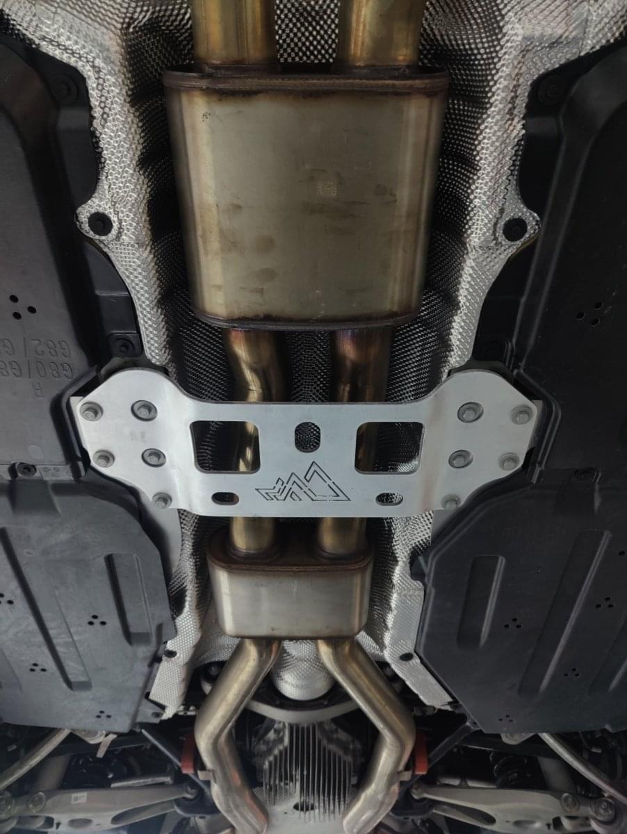 MAD BMW G8x M3 M4 S58 Resonated Single Midpipe (Brace Included).