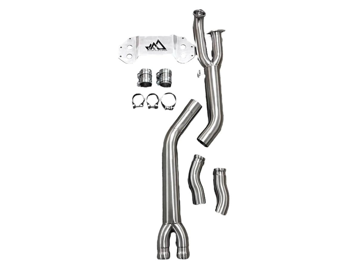 MAD BMW G8x M3 M4 S58 Single Midpipe (Brace Included).