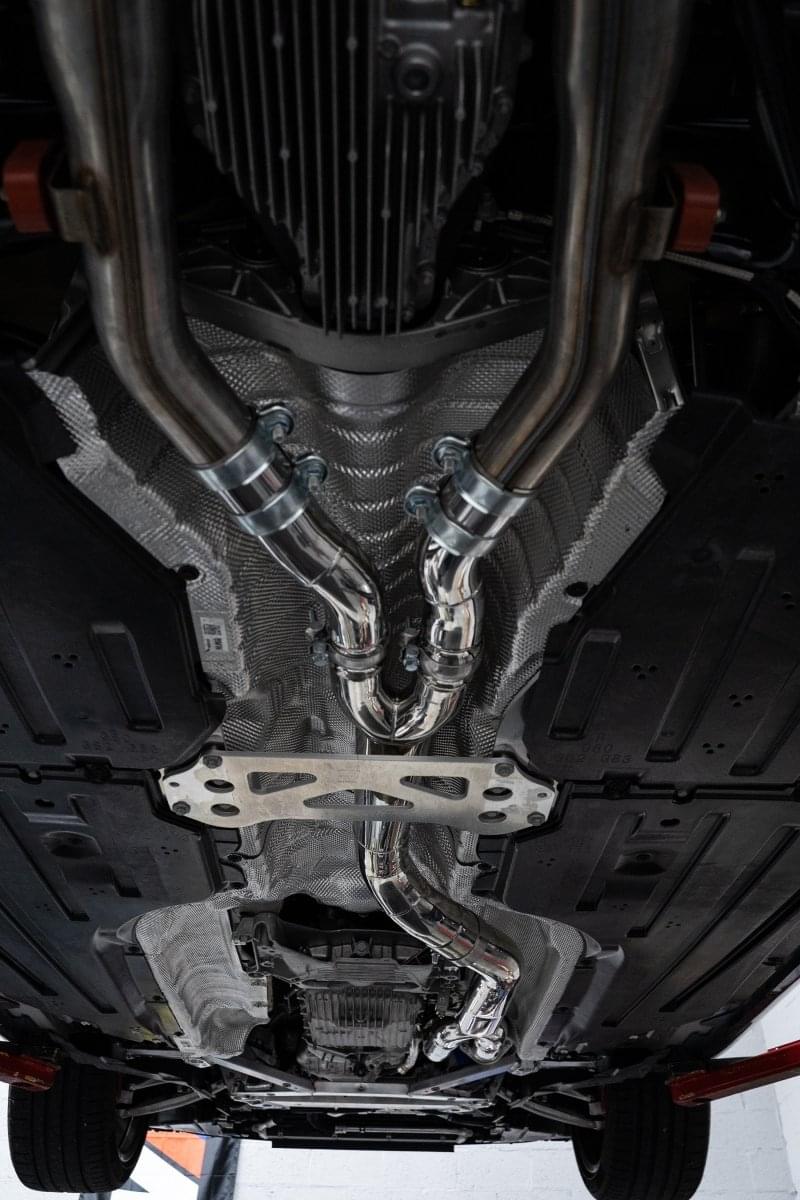 MAD BMW G8x M3 M4 S58 Single Midpipe (Brace Included).