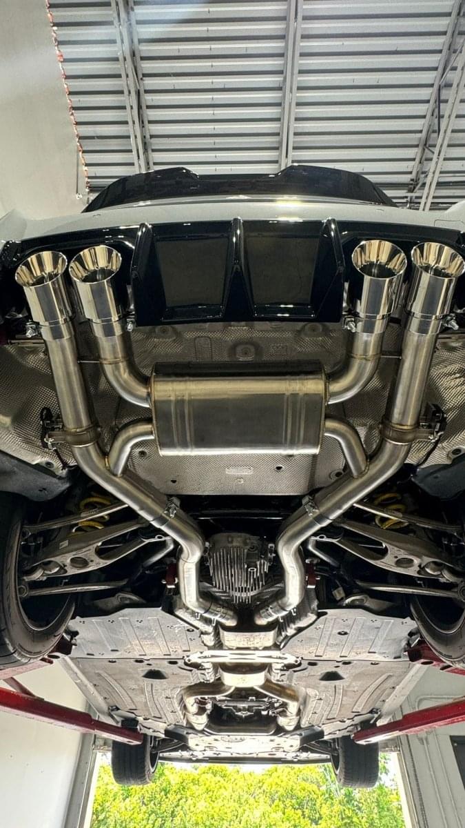 MAD BMW M2 G87 S58 Axle Back Exhaust.
