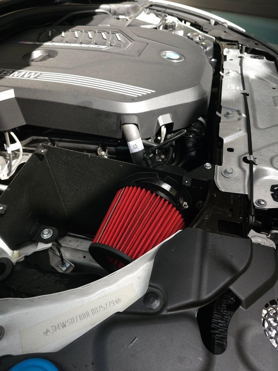 MAD BMW M240 M340 M440 B58 High Flow Air Intake W/ Heat Shield.