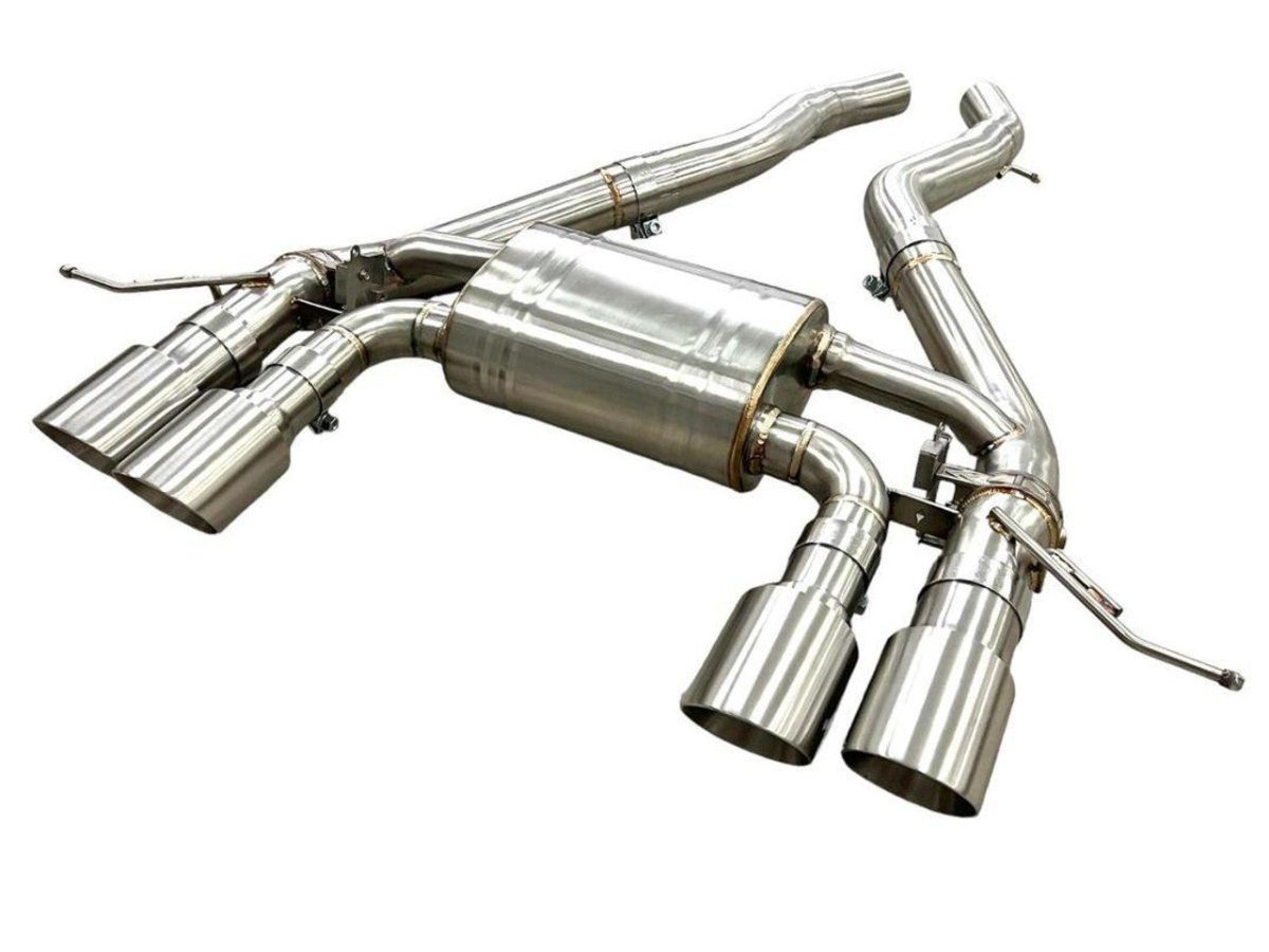 MAD BMW M3 M4 G8x S58 Axle Back Exhaust.