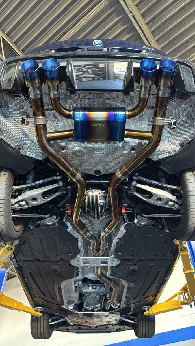 MAD BMW M3 M4 S58 G80 G82 Axle Back Titanium.