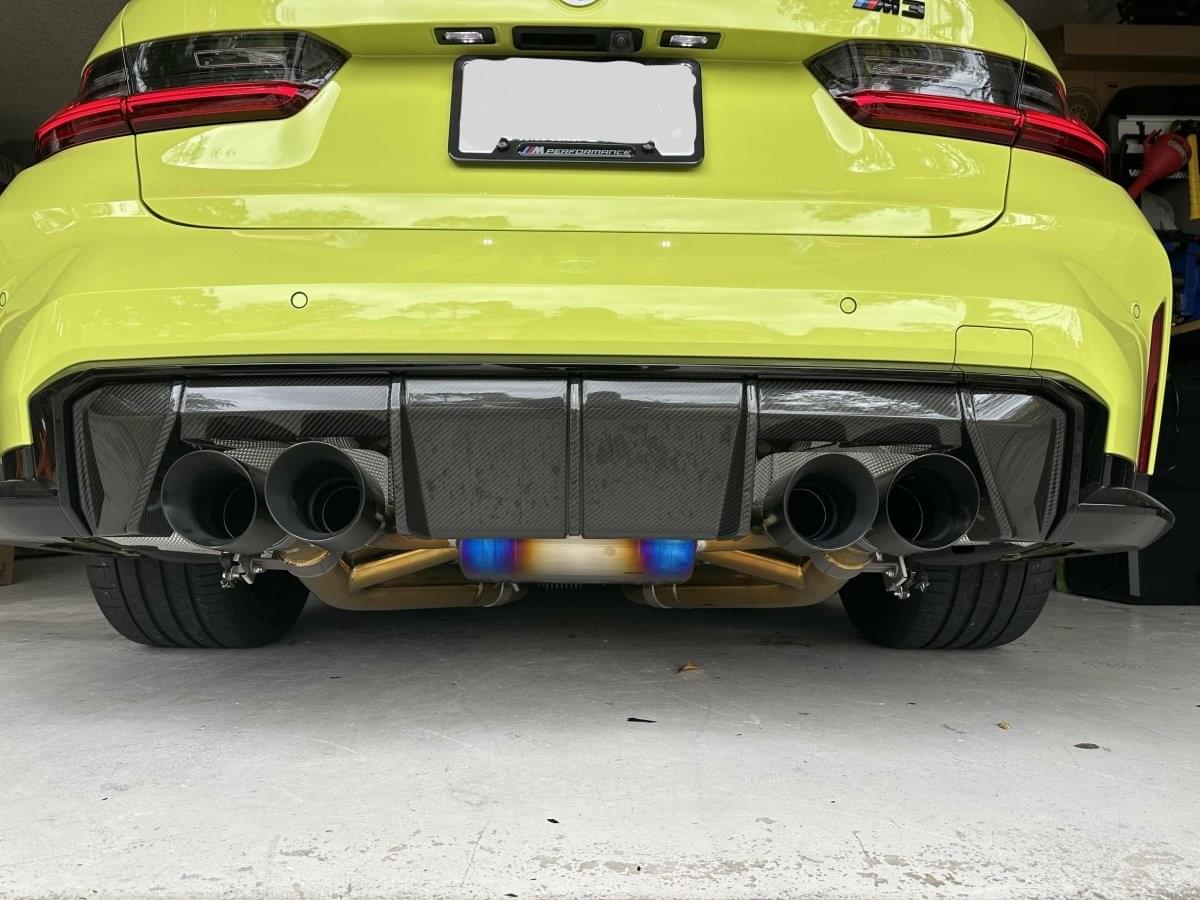 MAD BMW M3 M4 S58 G80 G82 Axle Back Titanium.