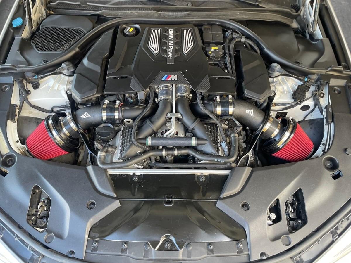 MAD BMW M5 M8 F9X & 550,750,850 G body  Short Ram Cold Air Intake.