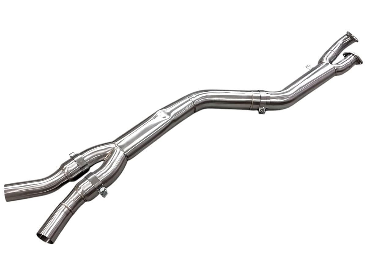 MAD BMW S58 4" Fat Boy Single Midpipe M3 M4 G80 G82.