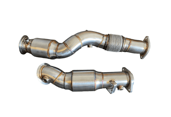 MAD BMW S58 Catted Downpipes M2 M3 M4 G87 G80 G82 G83 W/ Flex Section.