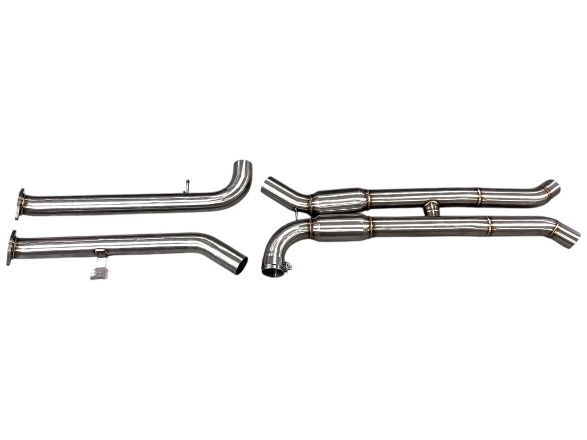 MAD BMW S58  Resonated H-Pipe Midpipe M2 G87.