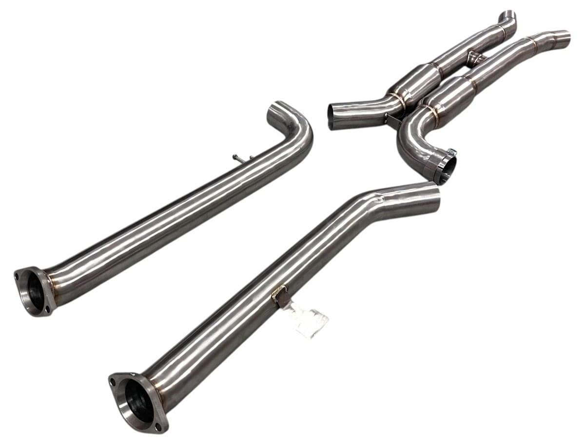 MAD BMW S58  Resonated H-Pipe Midpipe M3 M4 G80 G82 G83.