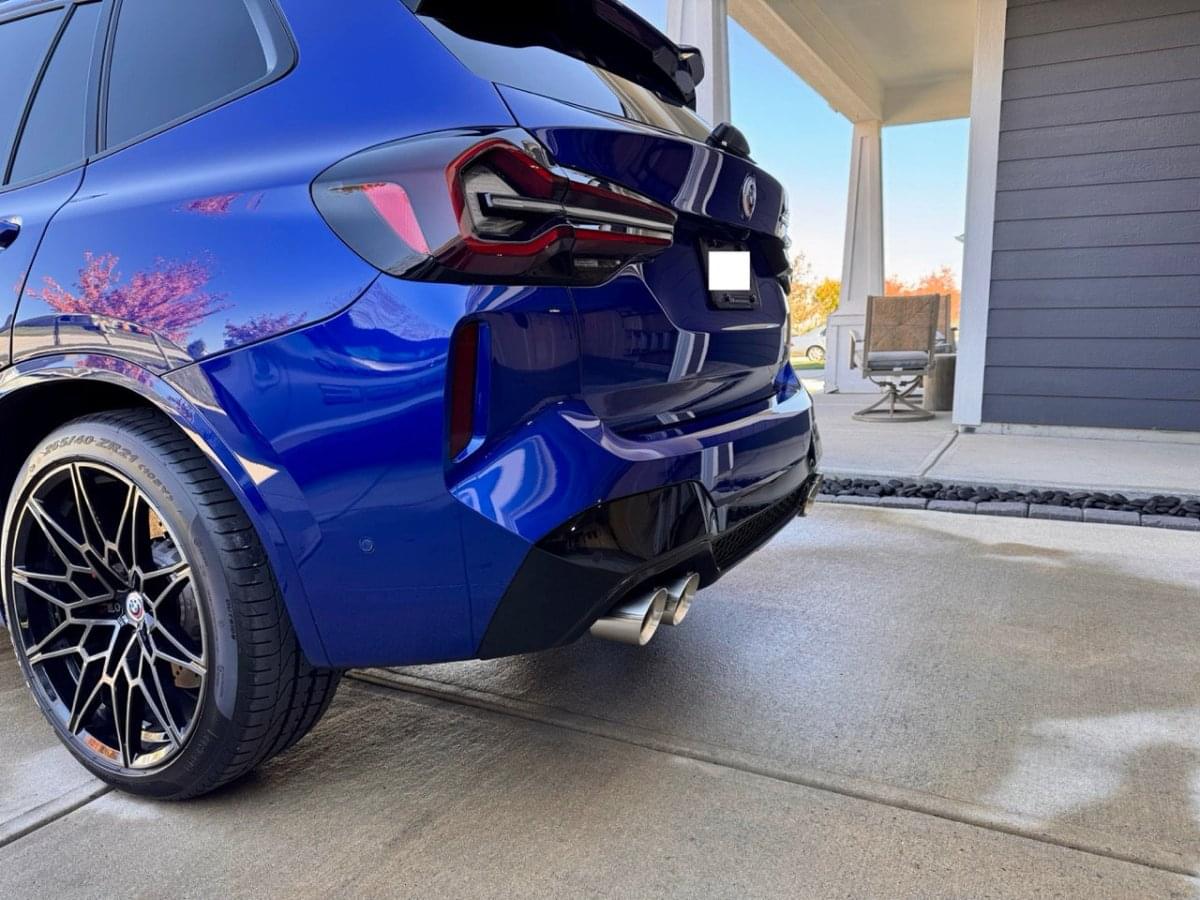 MAD BMW X3M X4M F97 F98 Axle Back Exhaust.