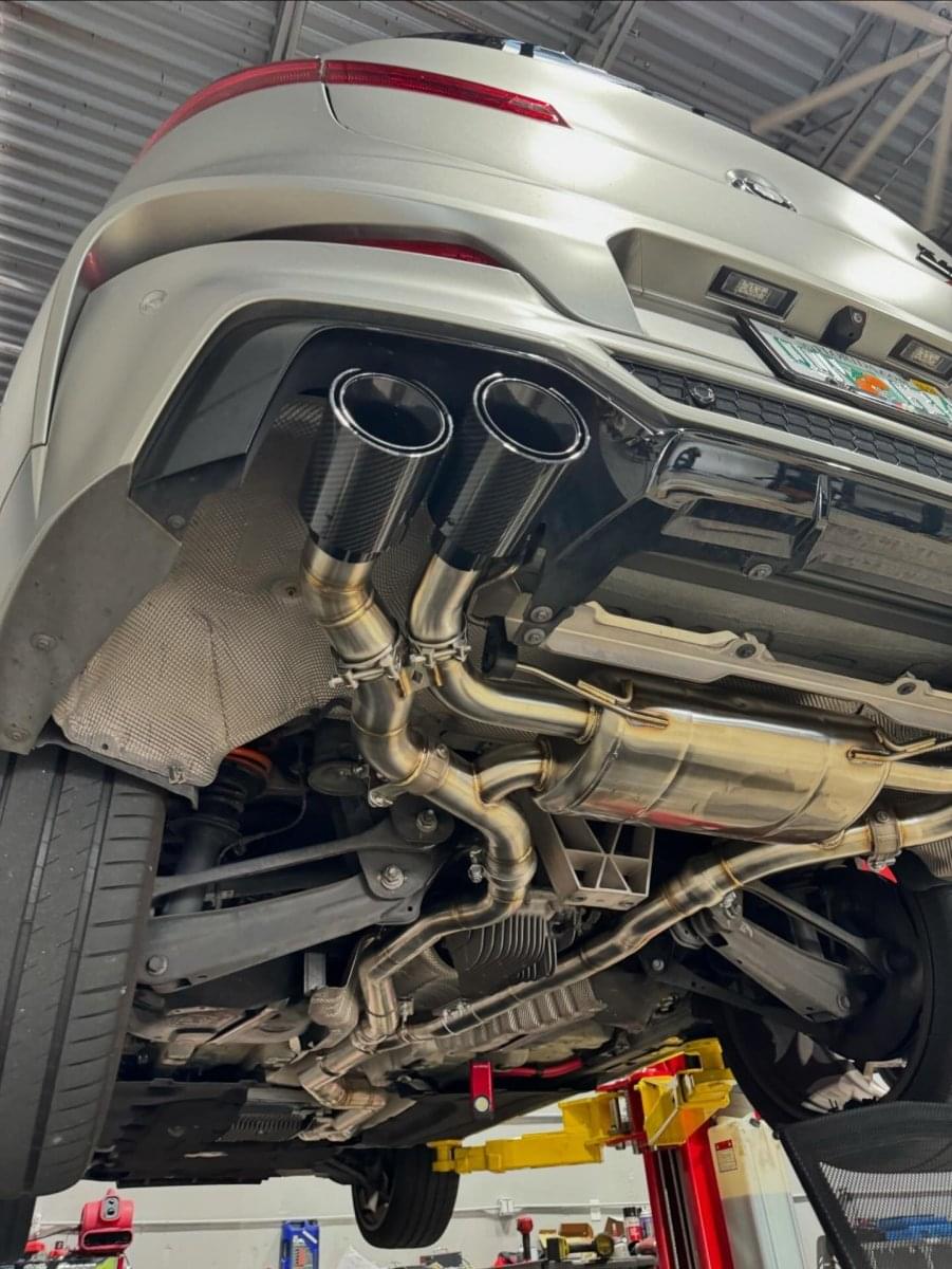 MAD BMW X3M X4M F97 F98 Axle Back Exhaust.