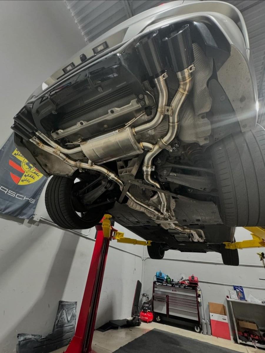 MAD BMW X3M X4M F97 F98 Axle Back Exhaust.
