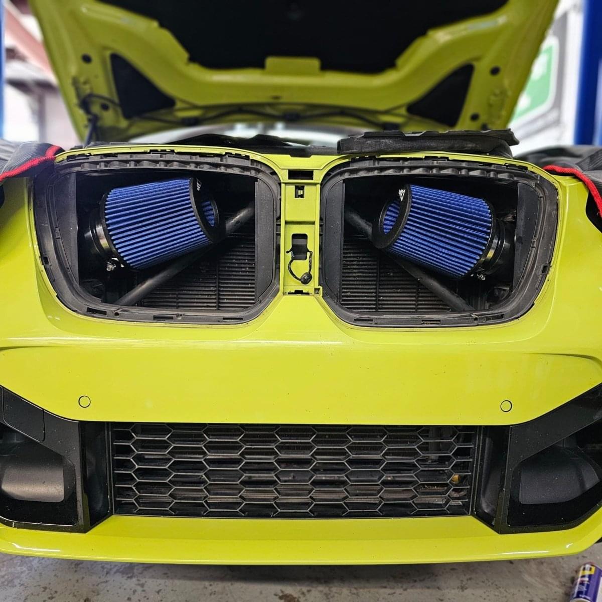 MAD BMW X3M X4M Front Mount Intakes S58 F97 F98.