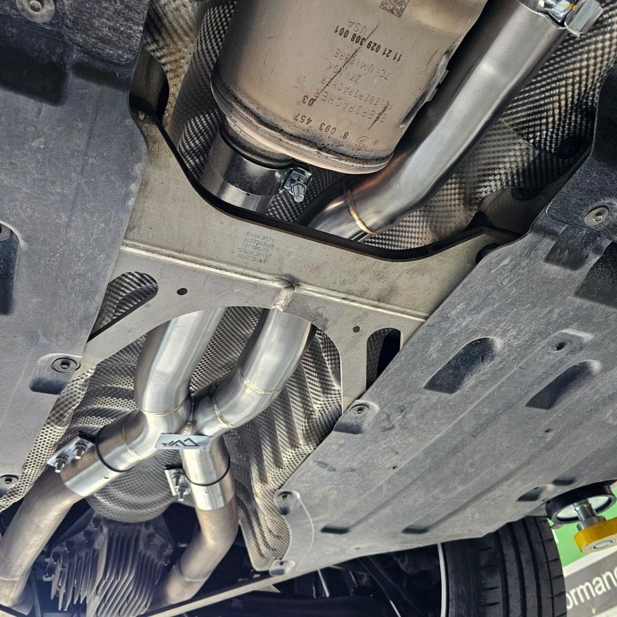 MAD BMW X3M X4M S58 F97 F98 2018+ FatBoy 3" Resonator Delete.
