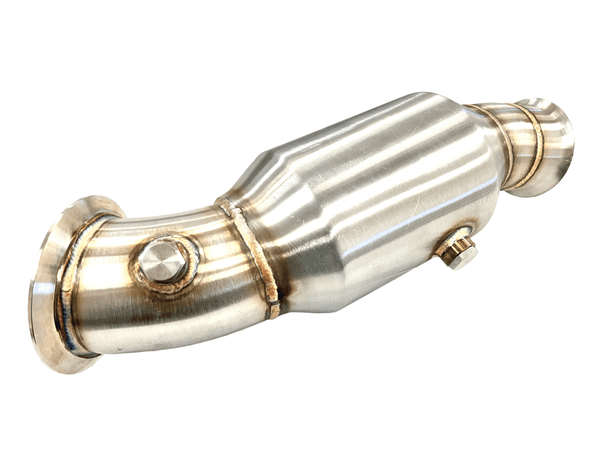 MAD N55 Catted Downpipe BMW M135 M235 M2 335 435 4.0".
