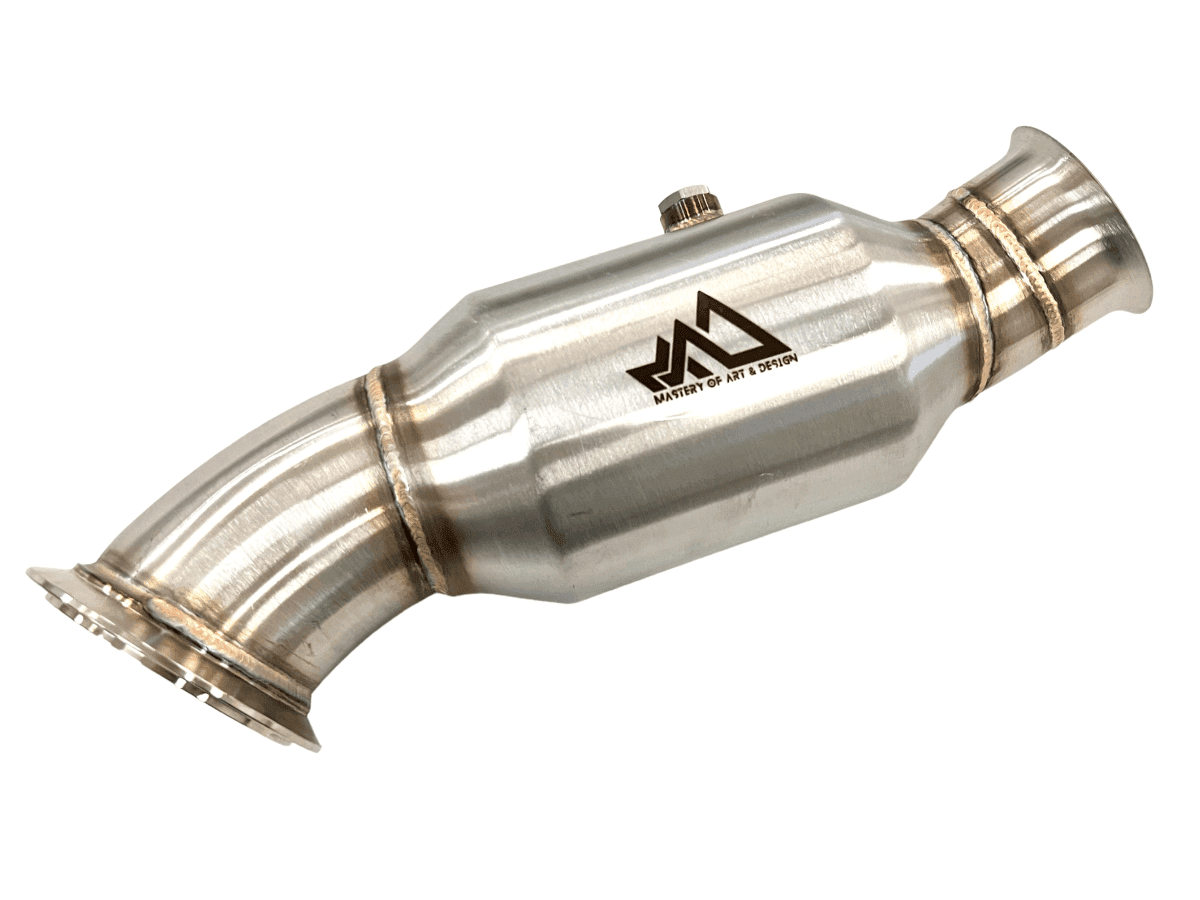 MAD N55 Catted Downpipe BMW M135 M235 M2 335 435 4.0".