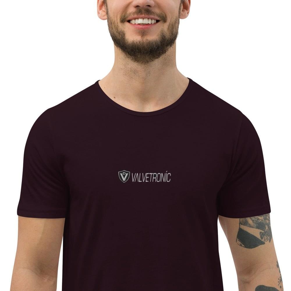 Men's Curved Hem T-Shirt Large special ops logo ( dark base colors).